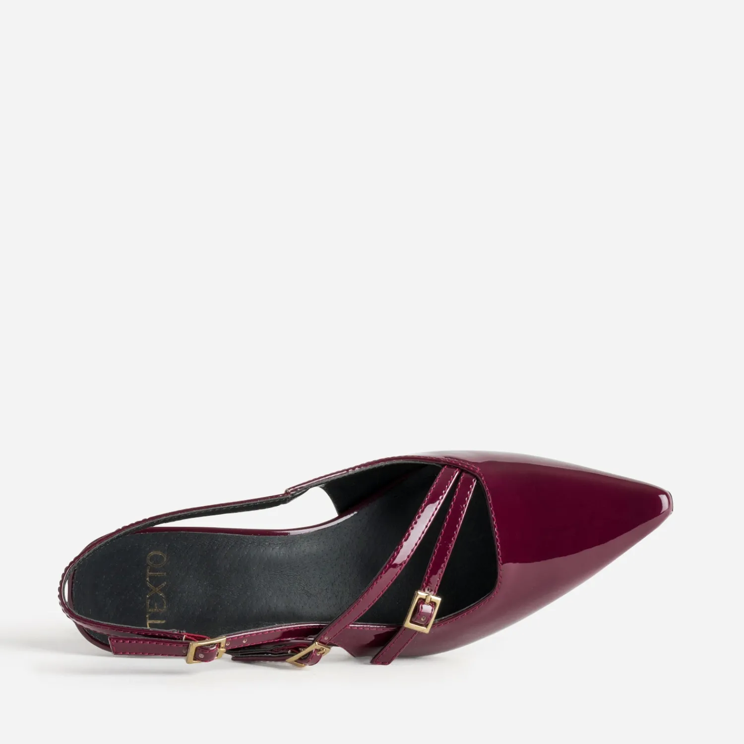 Texto Escarpins^Escarpin slingback verni BORDEAUX