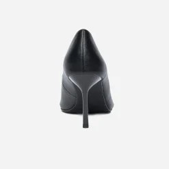 Texto Escarpins^Escarpin avec découpe biais NOIR