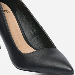 Texto Escarpins^Escarpin avec découpe biais NOIR