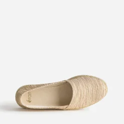 Eram Espadrilles^Espadrille textile tressé rayé BEIGE
