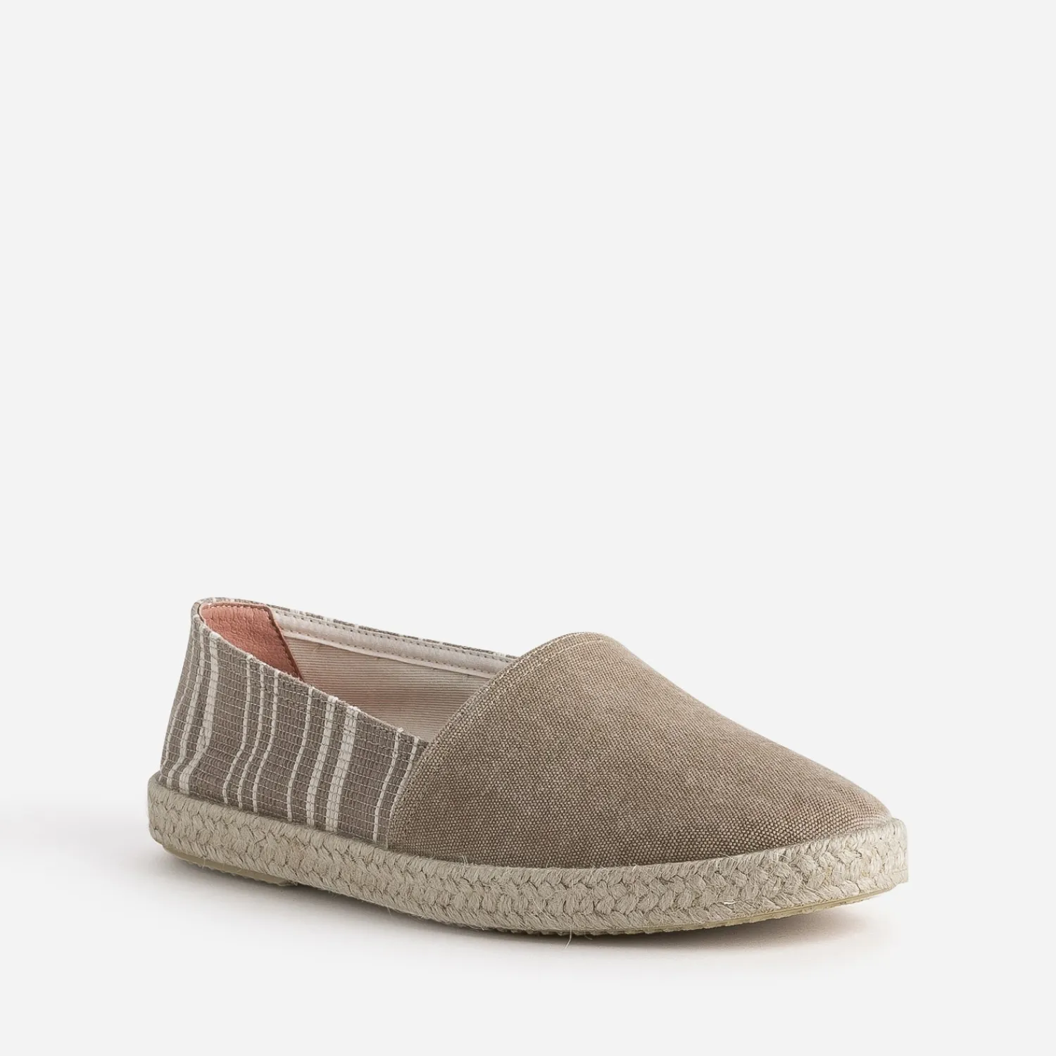 Eram Espadrilles^Espadrille toile motif rayures BEIGE