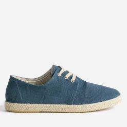 Eram Espadrilles^Espadrille marine en toile éco-conçu BLEU