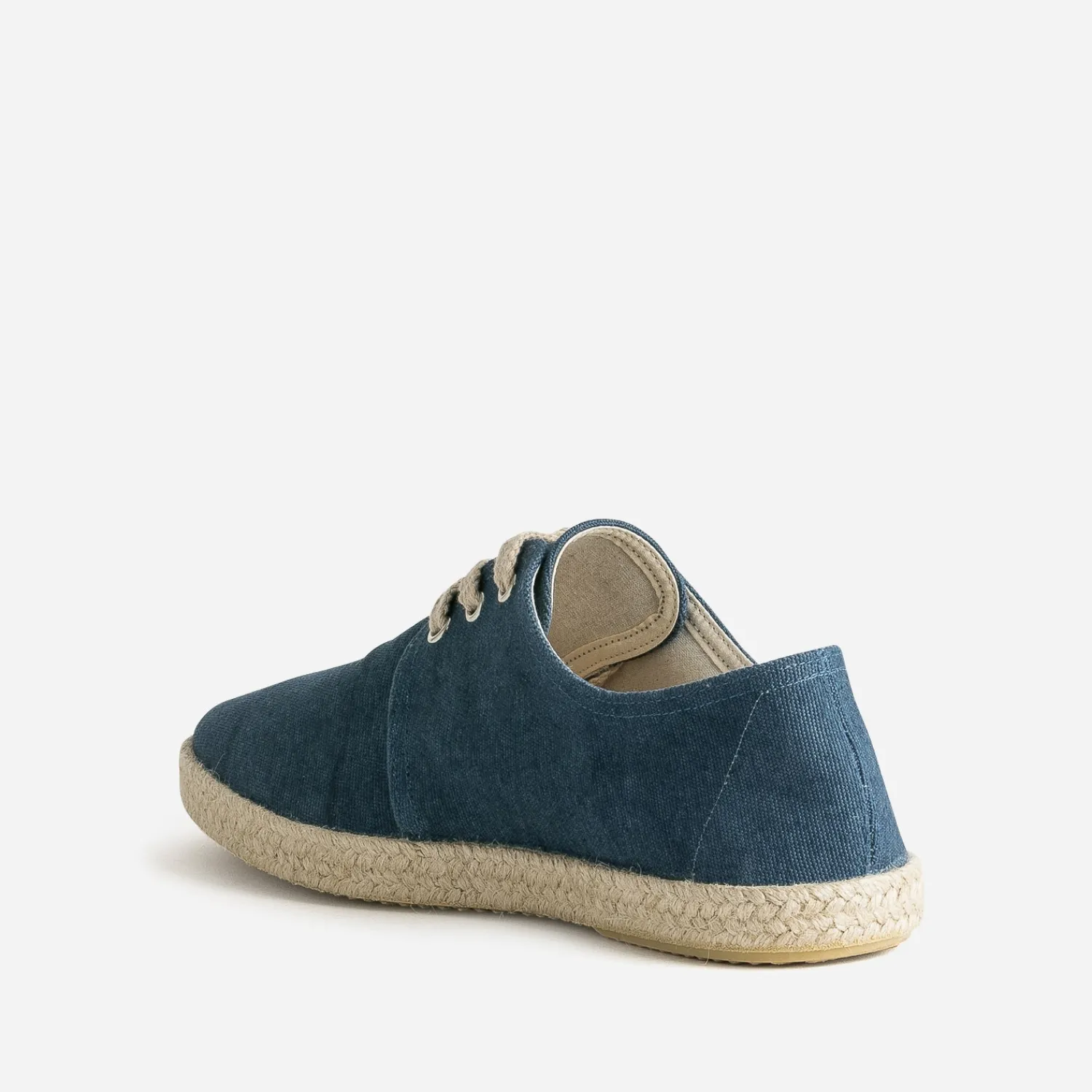 Eram Espadrilles^Espadrille marine en toile éco-conçu BLEU
