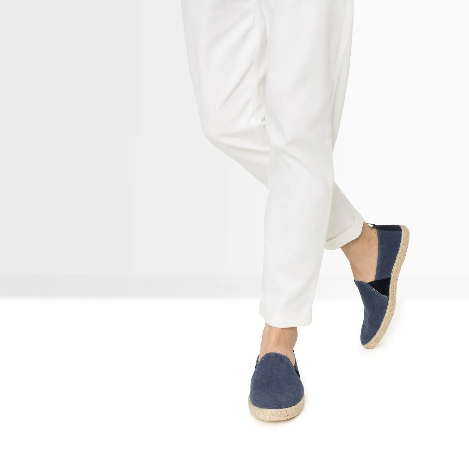 Eram Espadrilles^Espadrille marine toile éco-conçue BLEU
