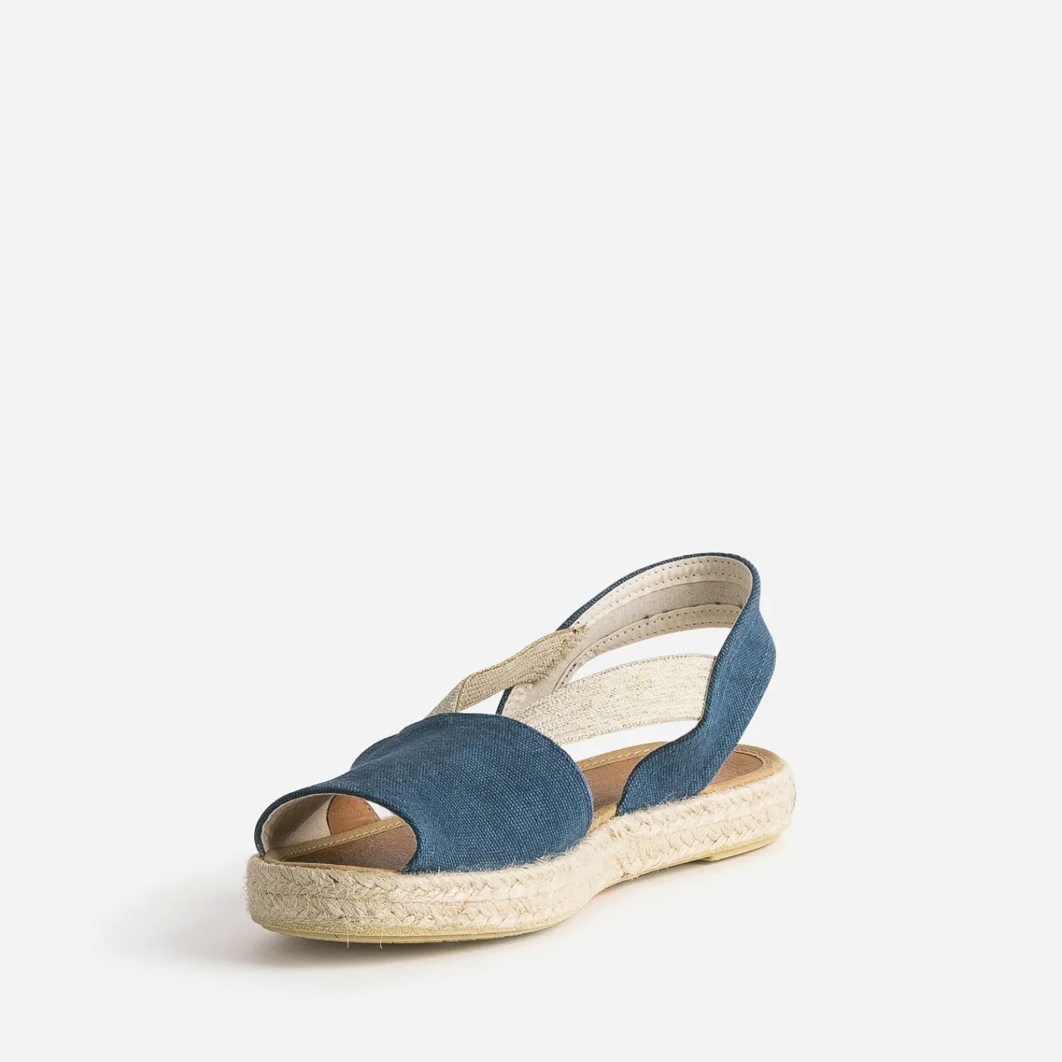 Eram Espadrilles^Espadrille bleue toile éco-conçu MARINE
