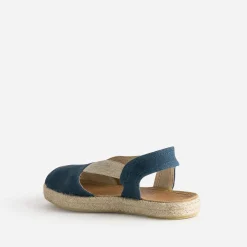 Eram Espadrilles^Espadrille bleue toile éco-conçu MARINE