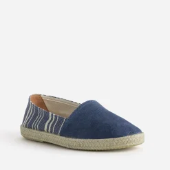 Eram Espadrilles^Espadrille e toile motif rayures BLEU