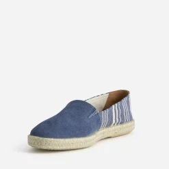 Eram Espadrilles^Espadrille e toile motif rayures BLEU