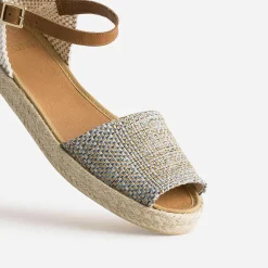 Eram Espadrilles^Espadrille e toile tressée BLEU