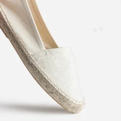 Eram Espadrilles^Espadrille écrue et ée toile ARGENT