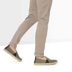 Eram Espadrilles^Espadrille toile éco-conçue KAKI