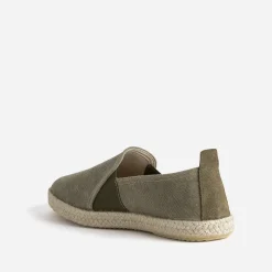 Eram Espadrilles^Espadrille toile éco-conçue KAKI