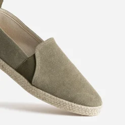 Eram Espadrilles^Espadrille toile éco-conçue KAKI