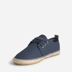 Lee Cooper Toiles|Baskets/Tennis^Espadrille bleu en toile MARINE