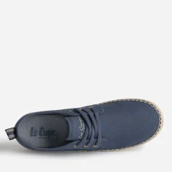 Lee Cooper Toiles|Baskets/Tennis^Espadrille bleu en toile MARINE