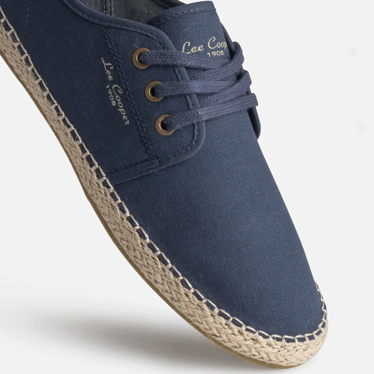 Lee Cooper Toiles|Baskets/Tennis^Espadrille bleu en toile MARINE