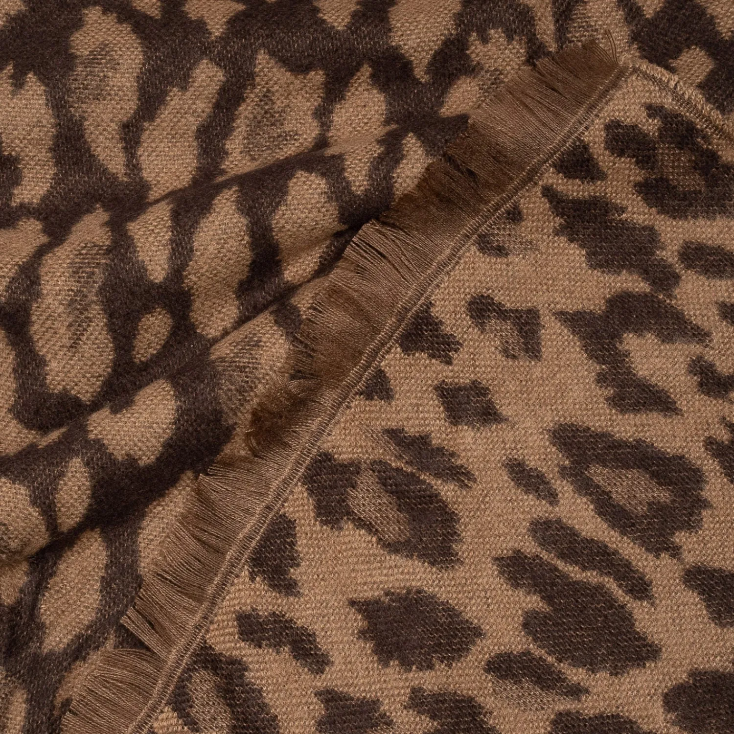 Eram Echarpes & Foulards^Etole beige jacquard motif léopard TAUPE