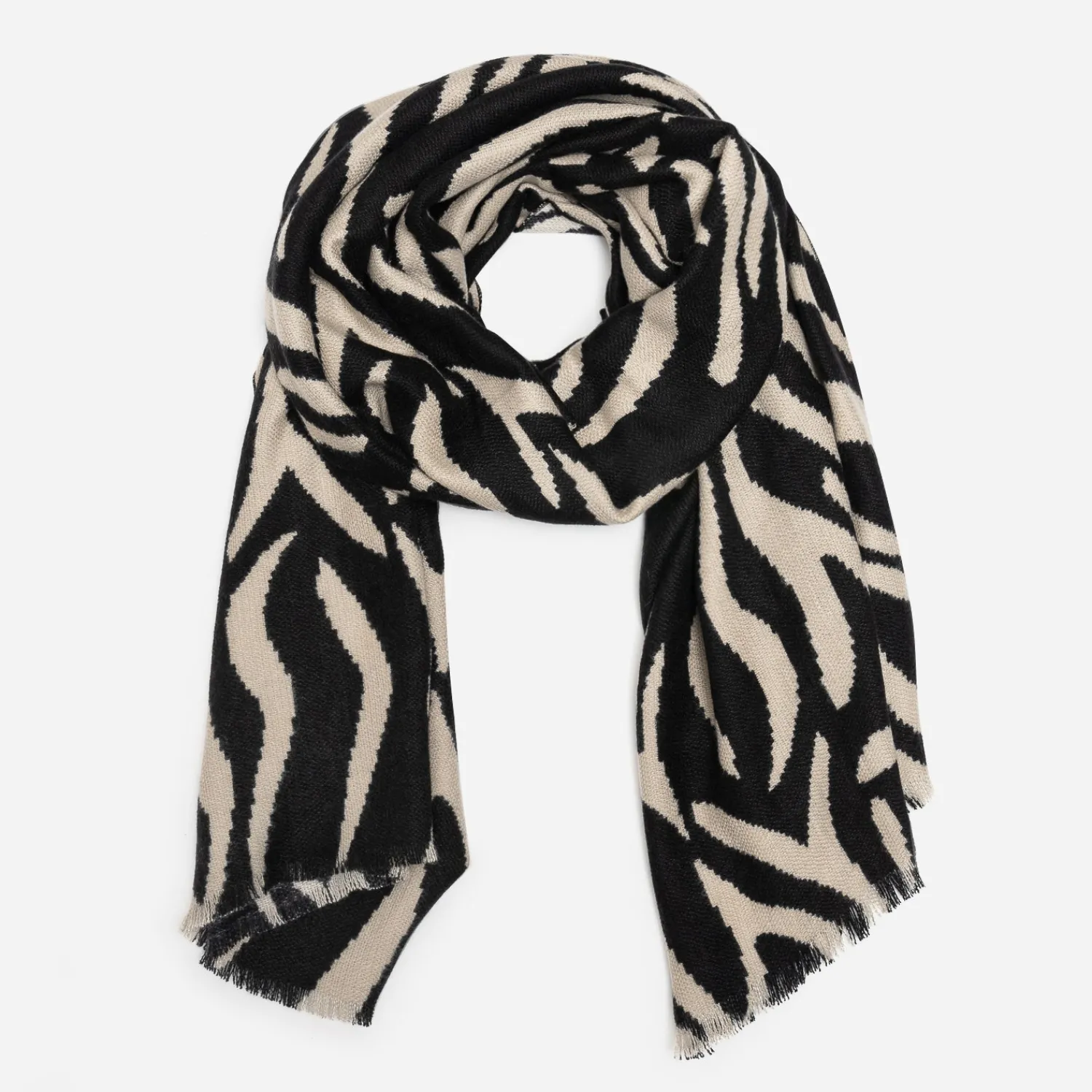 Eram Echarpes & Foulards^Etole e motif animalier NOIR