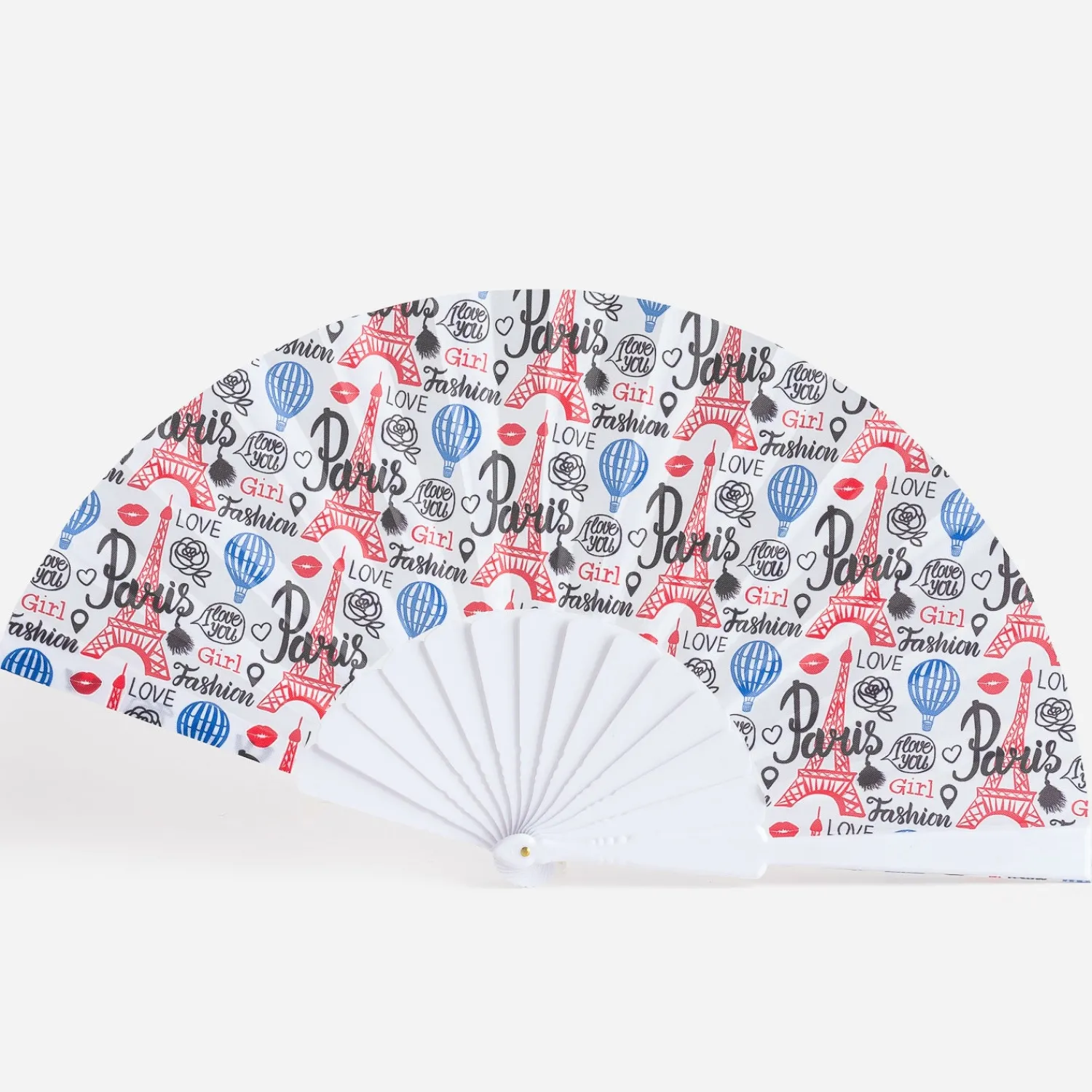 Eram Autres Accessoires^Eventail blanc motif inspiration Paris MULTICOLORE