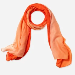 Eram Echarpes & Foulards^Foulard pailleté effet deep dye ORANGE
