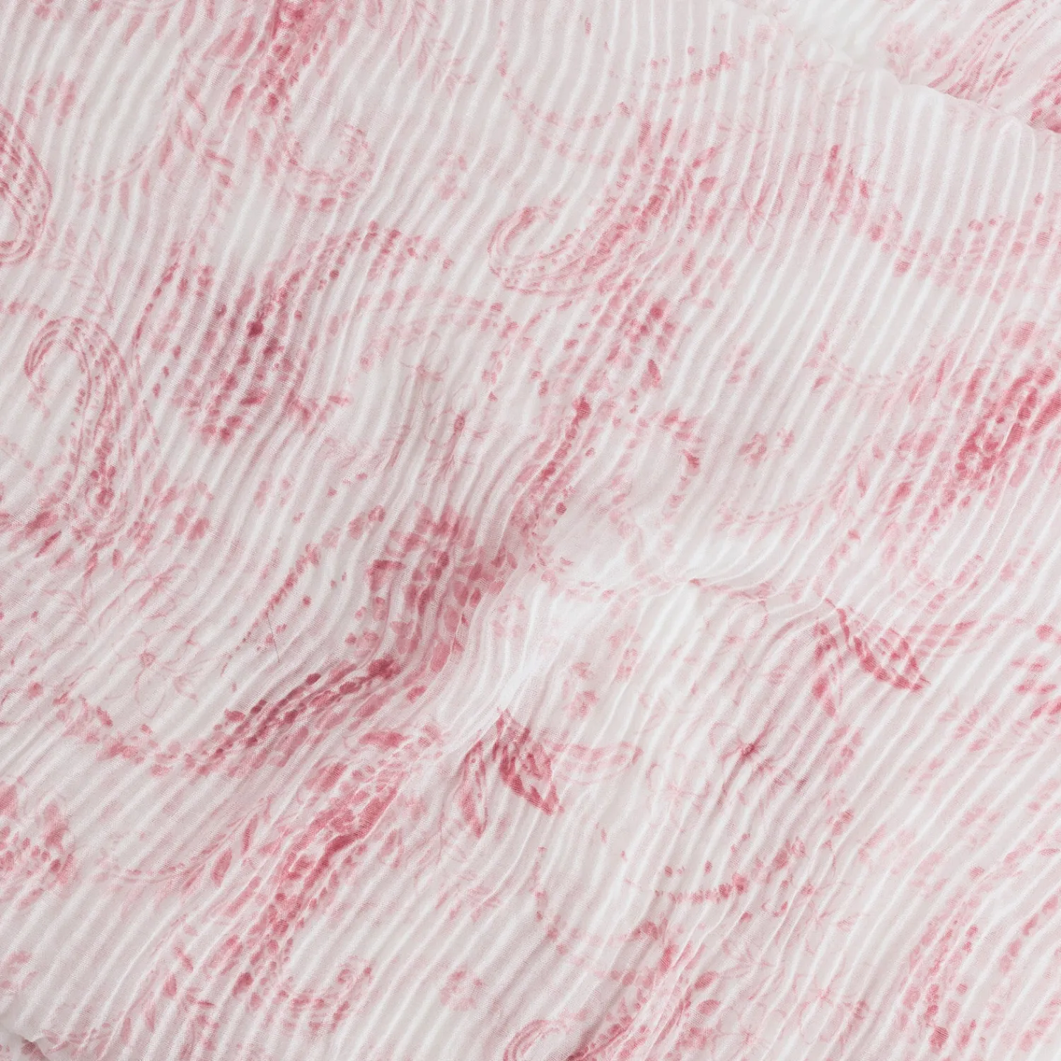 Eram Echarpes & Foulards^Foulard plissé imprimé cachemire ROSE
