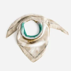 Texto Echarpes & Foulards^Foulard beige effet tie and dye MULTICOLORE