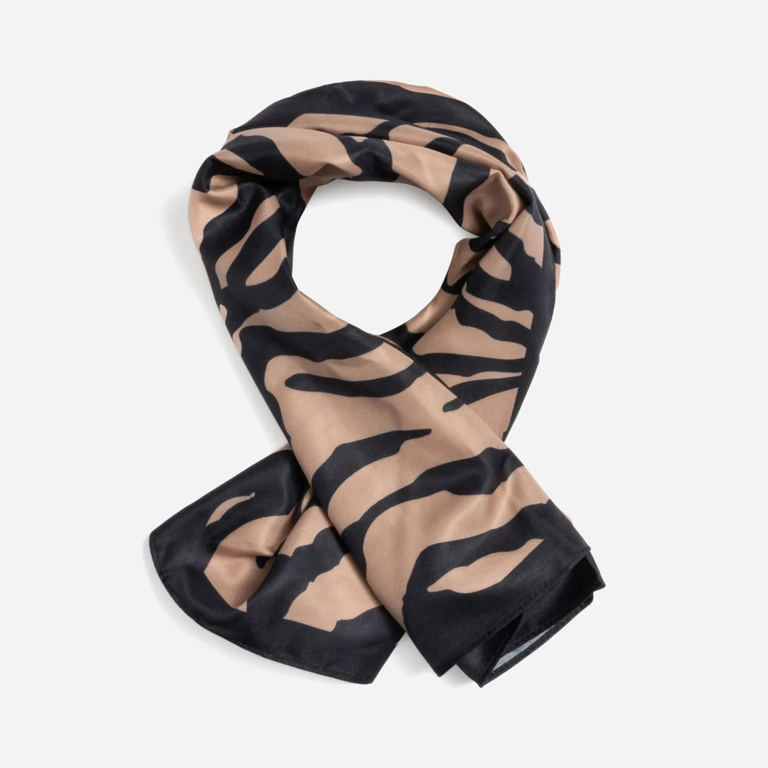 Texto Echarpes & Foulards^Foulard motif zèbre BEIGE