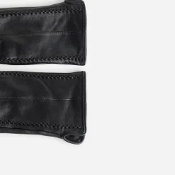 Eram Gants & Parapluie^Gants s en cuir avec détails embossés NOIR