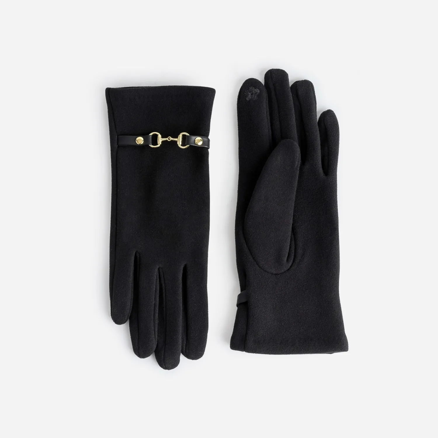 Eram Gants & Parapluie^Gants s en textile décor mors NOIR