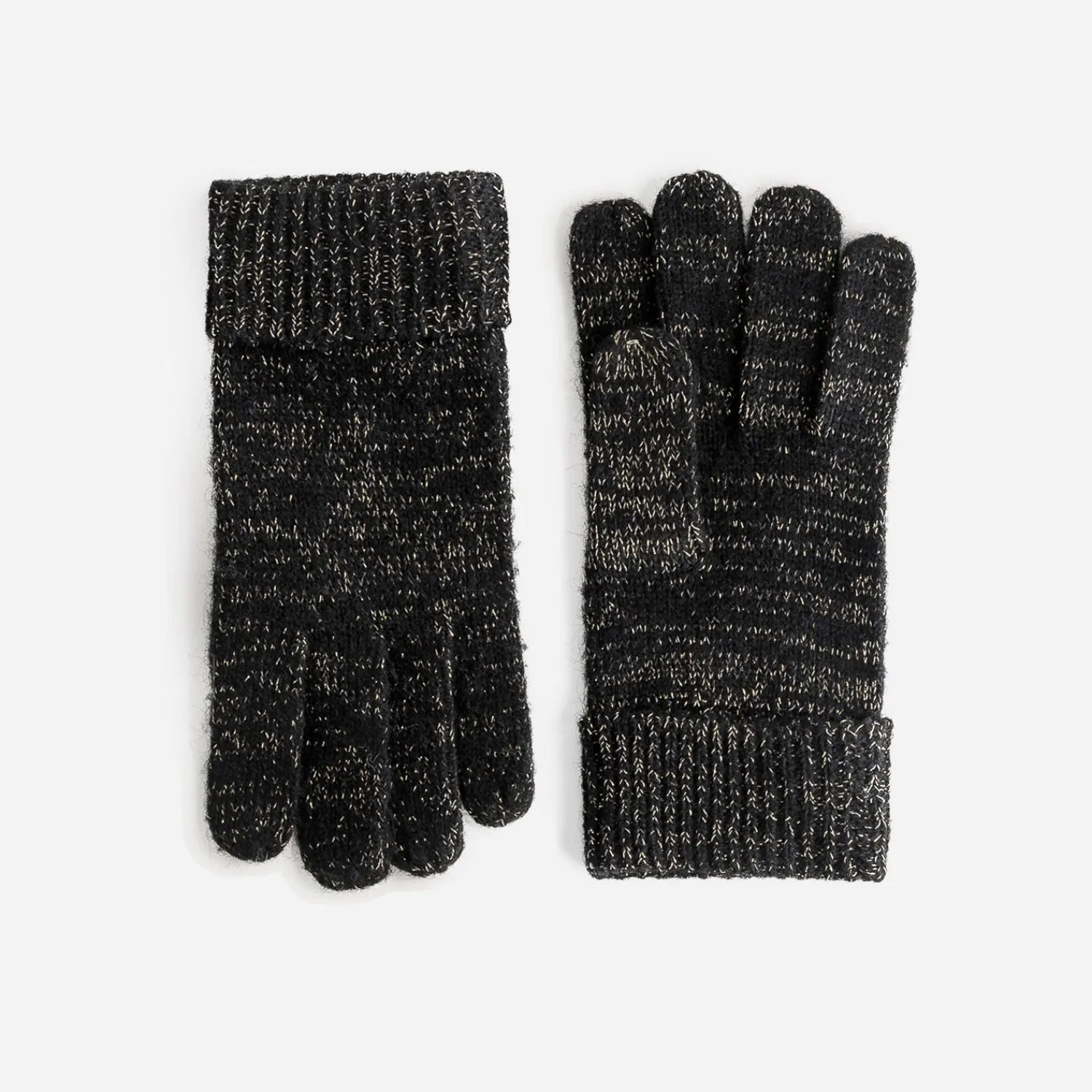 Eram Gants & Parapluie^Gants s en tricot lurex NOIR