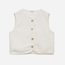 Texto Vestes & Gilets^Gilet écru sans manches BEIGE