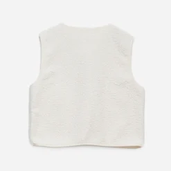 Texto Vestes & Gilets^Gilet écru sans manches BEIGE