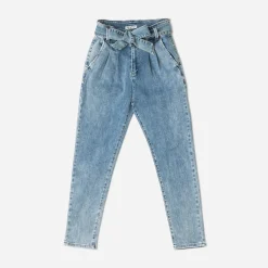 Texto Pantalons & Jeans^Jean slouchy délavé BLEU