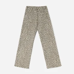 Texto Pantalons & Jeans^Jean beige à imprimé léopard IMPRIME