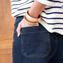 Texto Pantalons & Jeans^Jean brut à pont BLEU