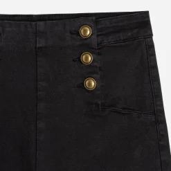 Texto Pantalons & Jeans^Jean à pont NOIR
