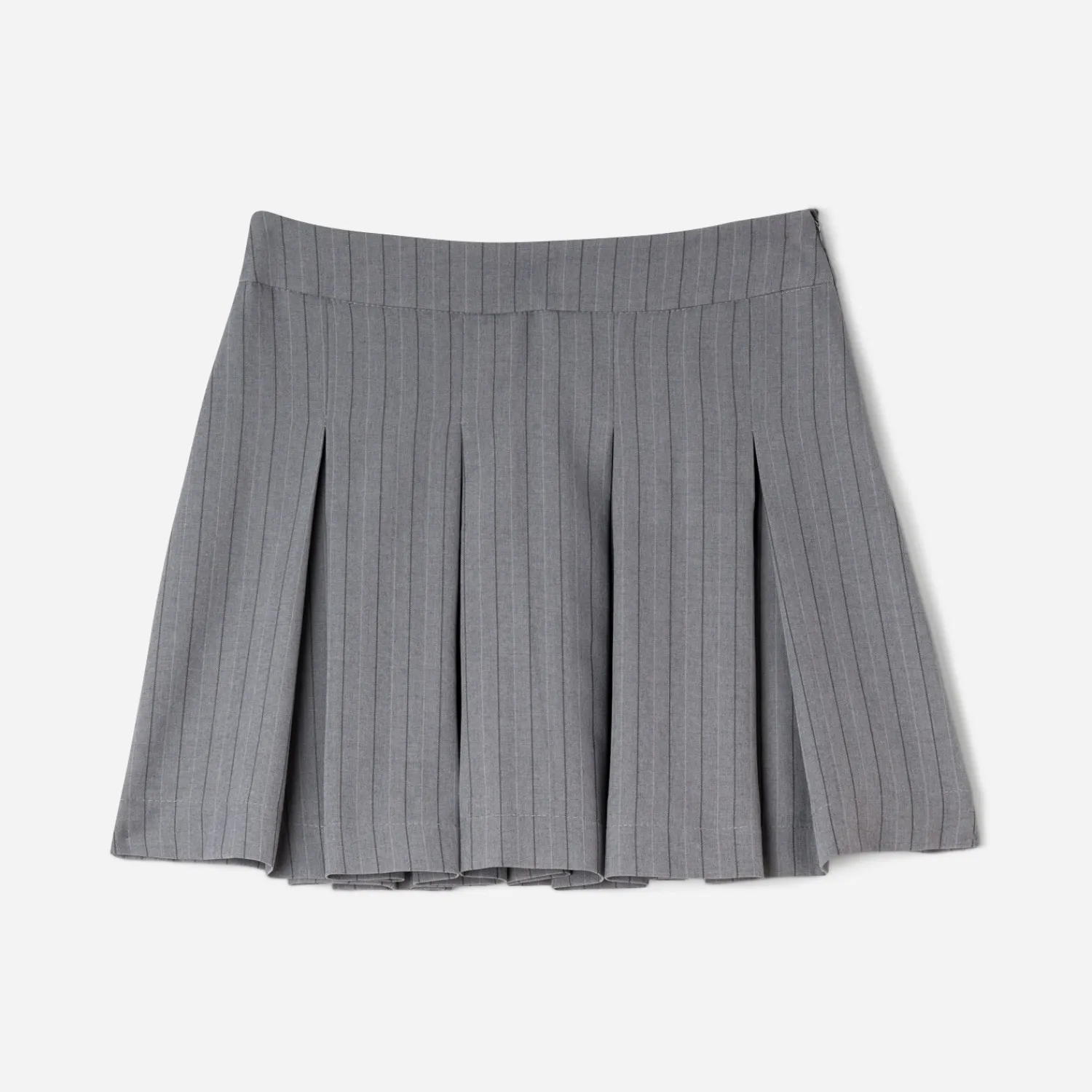 Texto Jupes^Jupe de tailleur e rayures tennis GRIS