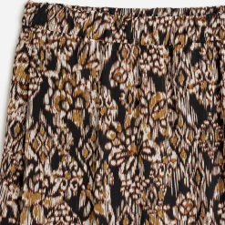 Texto Jupes^Jupe longue à motif ethnique floral MARRON