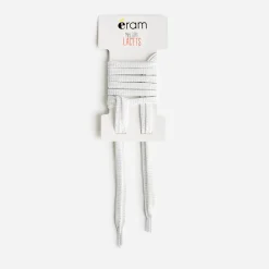Eram Lacets|Lacets^Lacets plats s pailletés argent BLANC