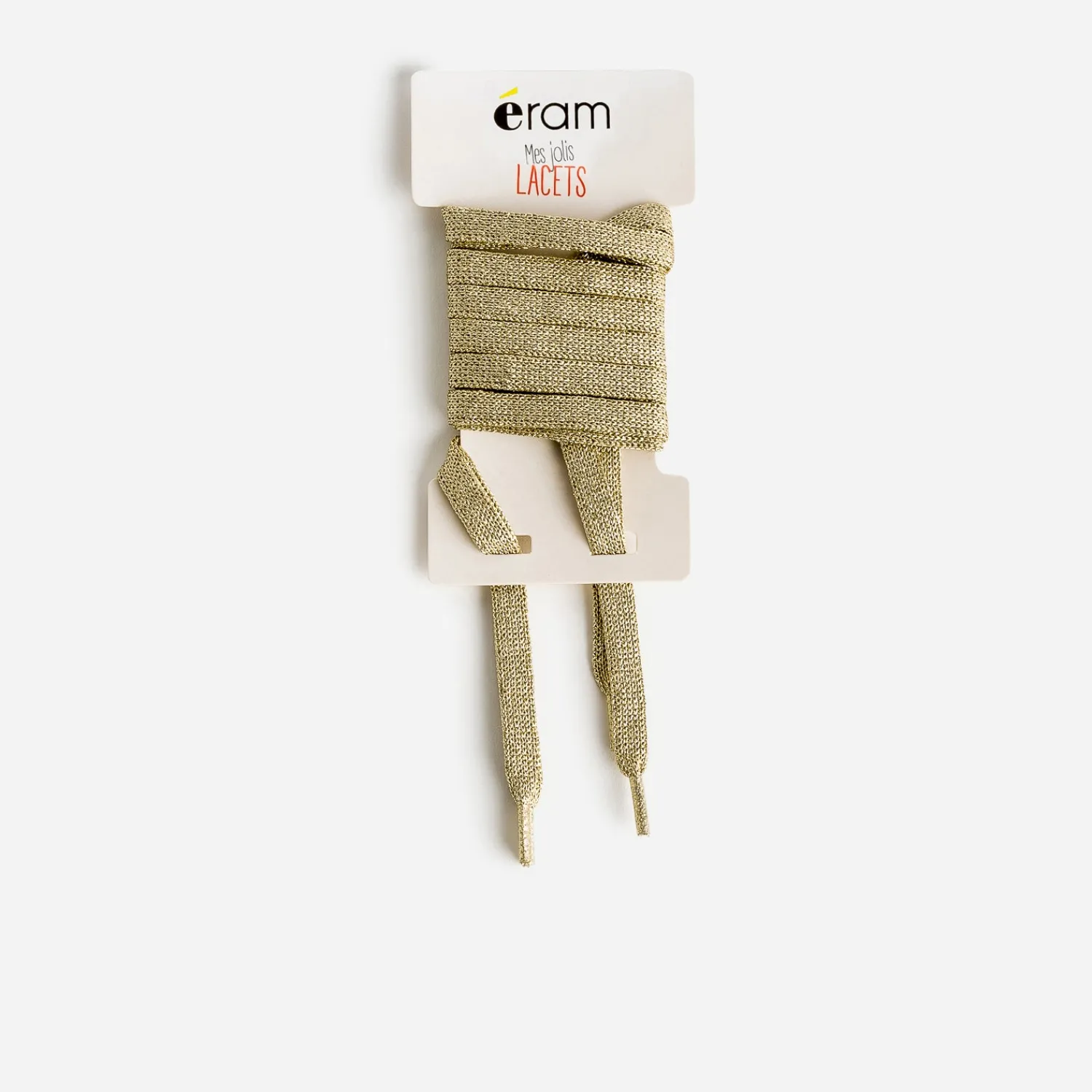 Eram Lacets|Lacets^Lacets plats enduits dés OR