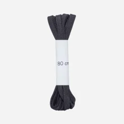Sans marque Autres Accessoires^Lacets plats s 80 cm NOIR