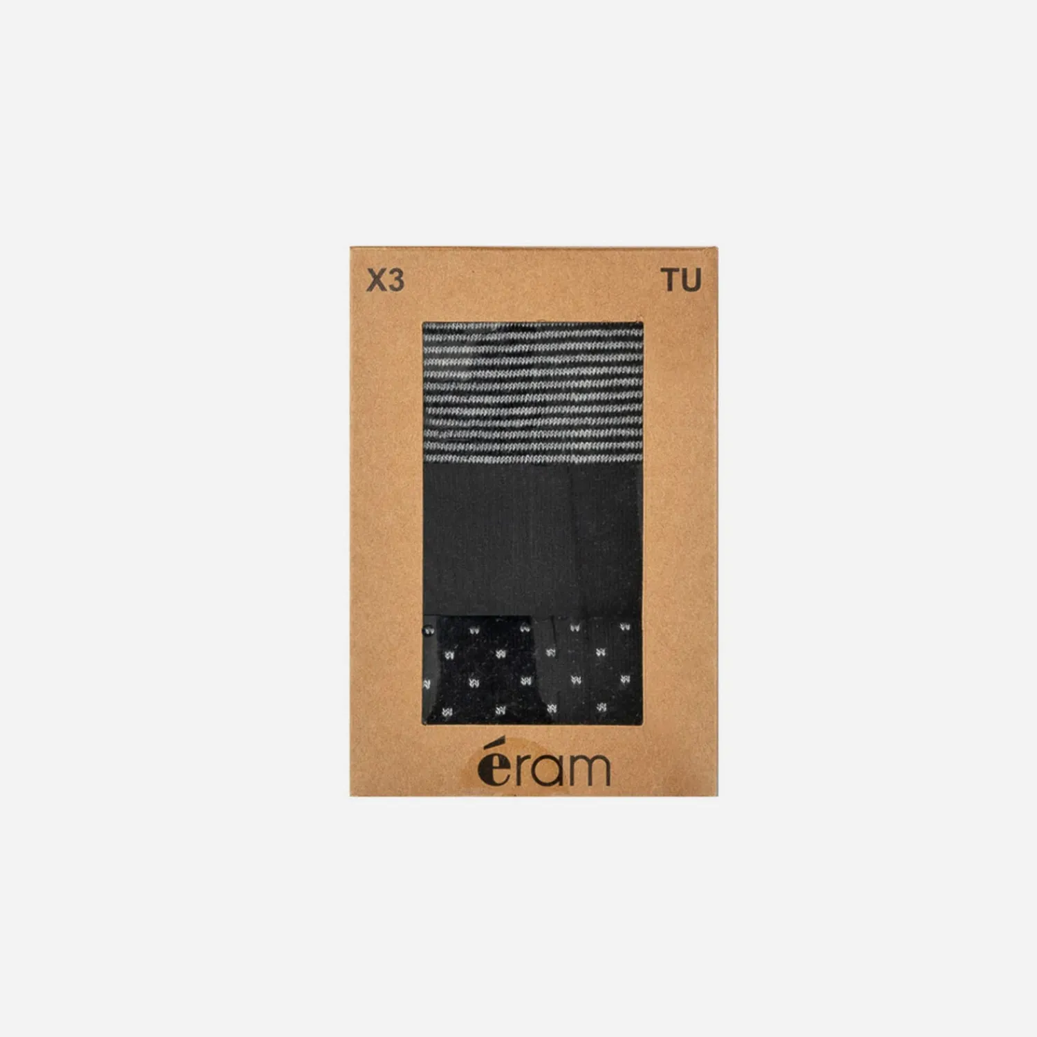 Eram Chaussettes|Accessoires^Lot de 3 paires de chaussettes es NOIR