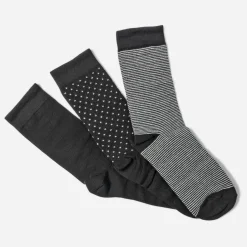 Eram Chaussettes|Accessoires^Lot de 3 paires de chaussettes es NOIR