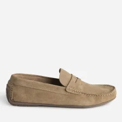 Eram Mocassins^Mocassin éco-conçu en cuir velours BEIGE