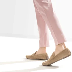 Eram Mocassins^Mocassin éco-conçu en cuir velours BEIGE