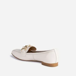 Eram Mocassins/Slippers^Mocassin beige éco-conçu en cuir ECRU