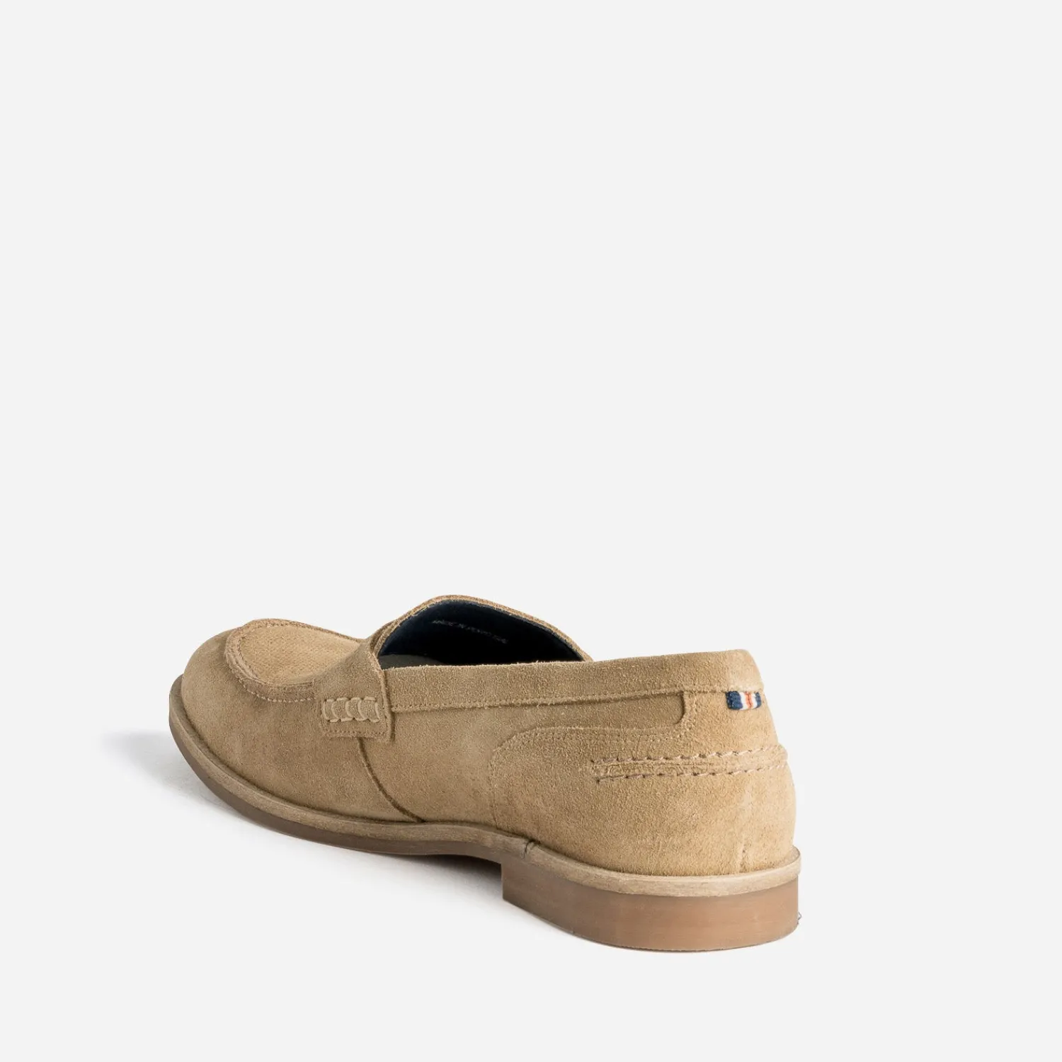 Eram Mocassins^Mocassin cuir velours éco-conçu BEIGE