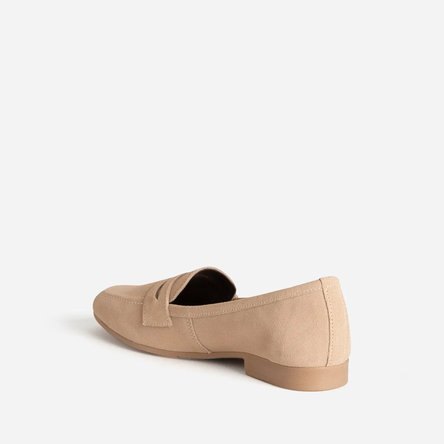 Eram Mocassins/Slippers^Mocassin cuir velours BEIGE