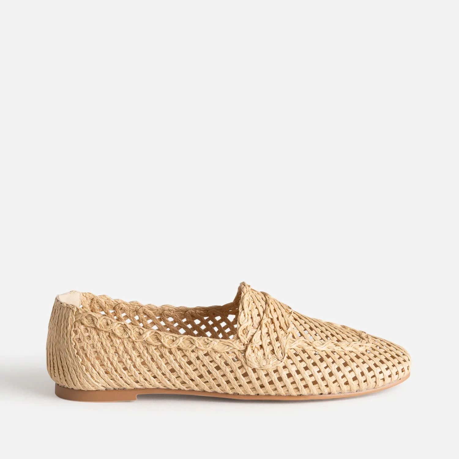 Eram Mocassins/Slippers^Mocassin tressage ajouré BEIGE