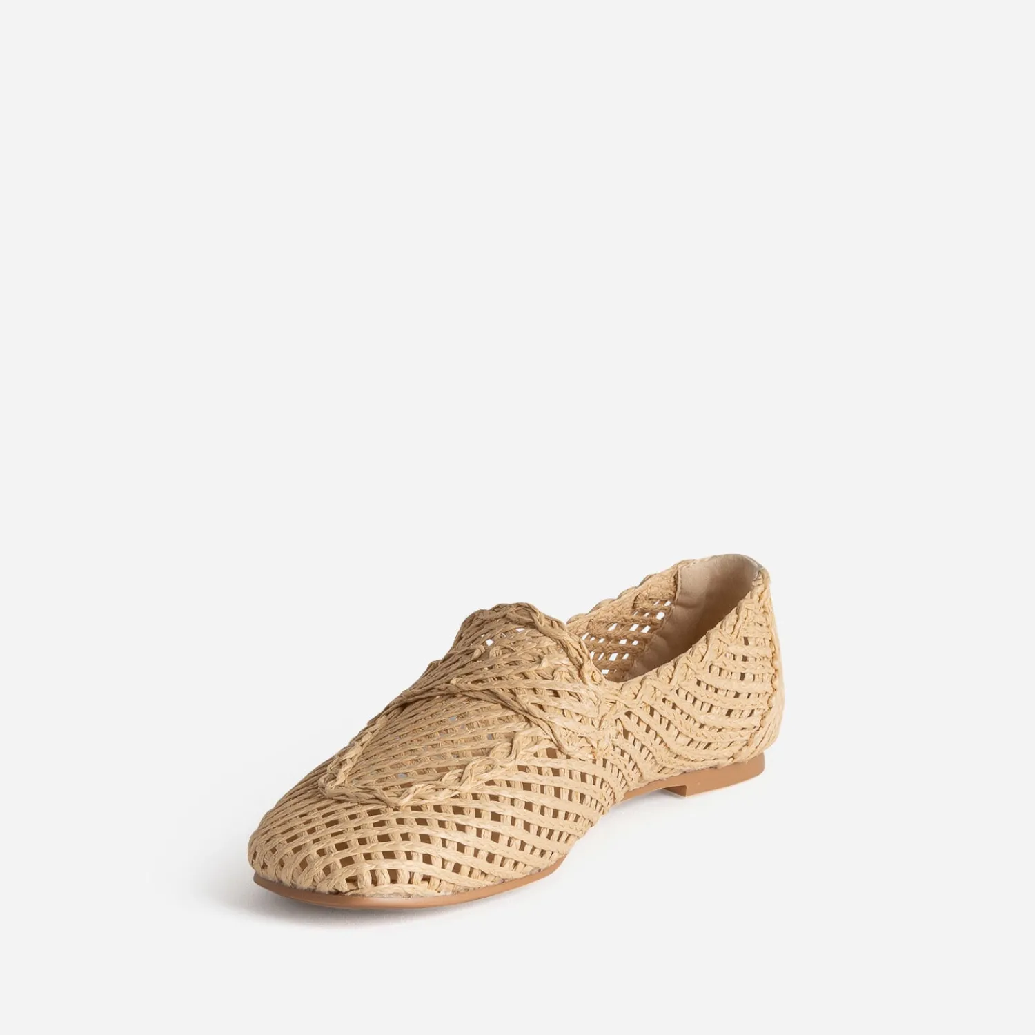 Eram Mocassins/Slippers^Mocassin tressage ajouré BEIGE